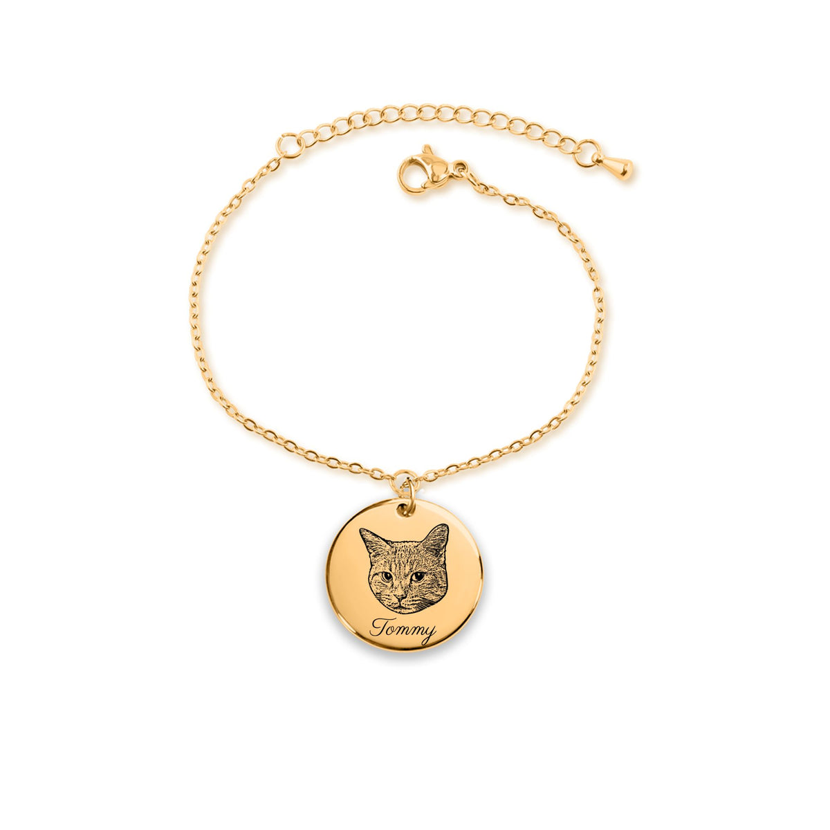 Bracelet Personnalisé PAWLIA — Portrait ou Empreinte