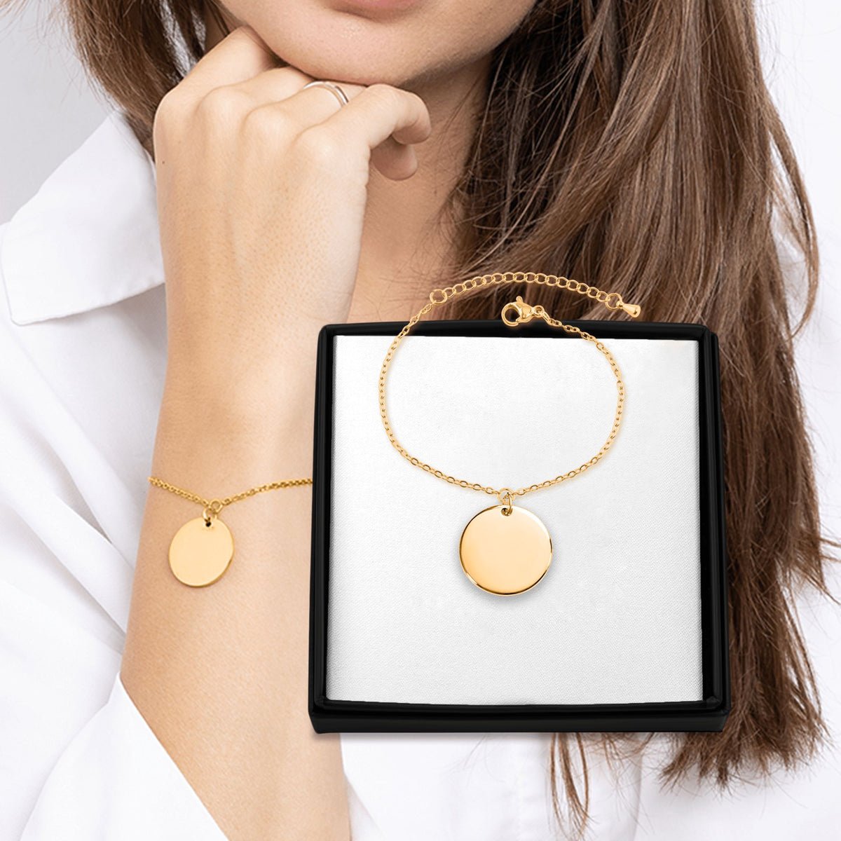 Bracelet Personnalisé PAWLIA — Portrait ou Empreinte
