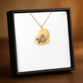 Collier Cœur Personnalisé PAWLIA — Portrait ou Empreinte