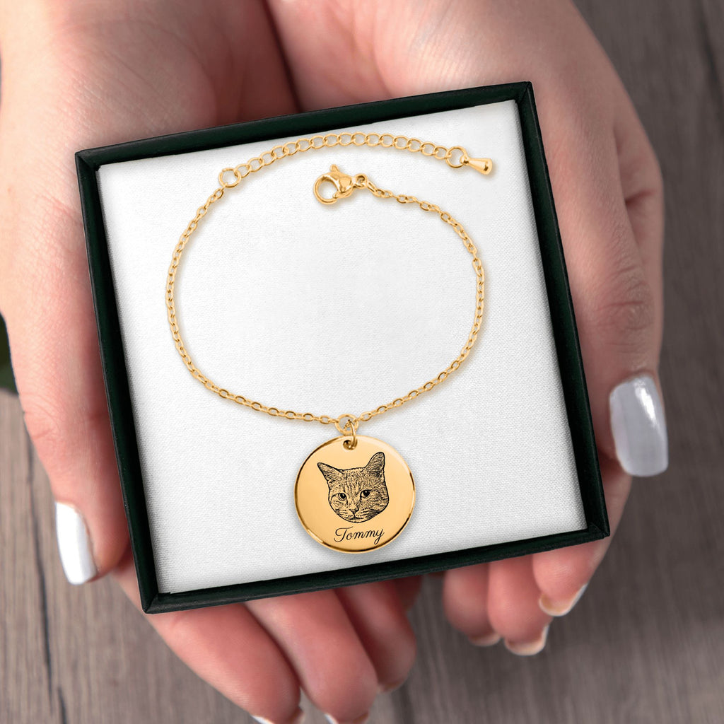 Bracelet Personnalisé PAWLIA — Portrait ou Empreinte