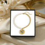Bracelet Nacre Personnalisé PAWLIA — Portrait ou Empreinte