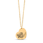 Collier Cœur Personnalisé PAWLIA — Portrait ou Empreinte